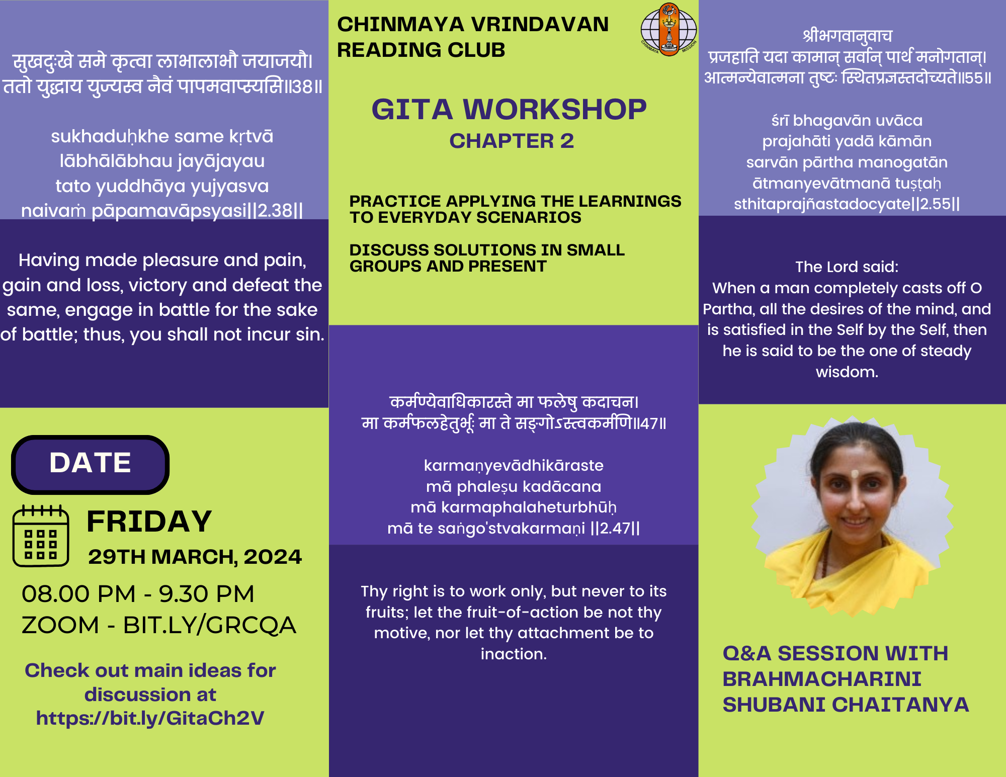 Gita Workshop Monthly Session 2 2