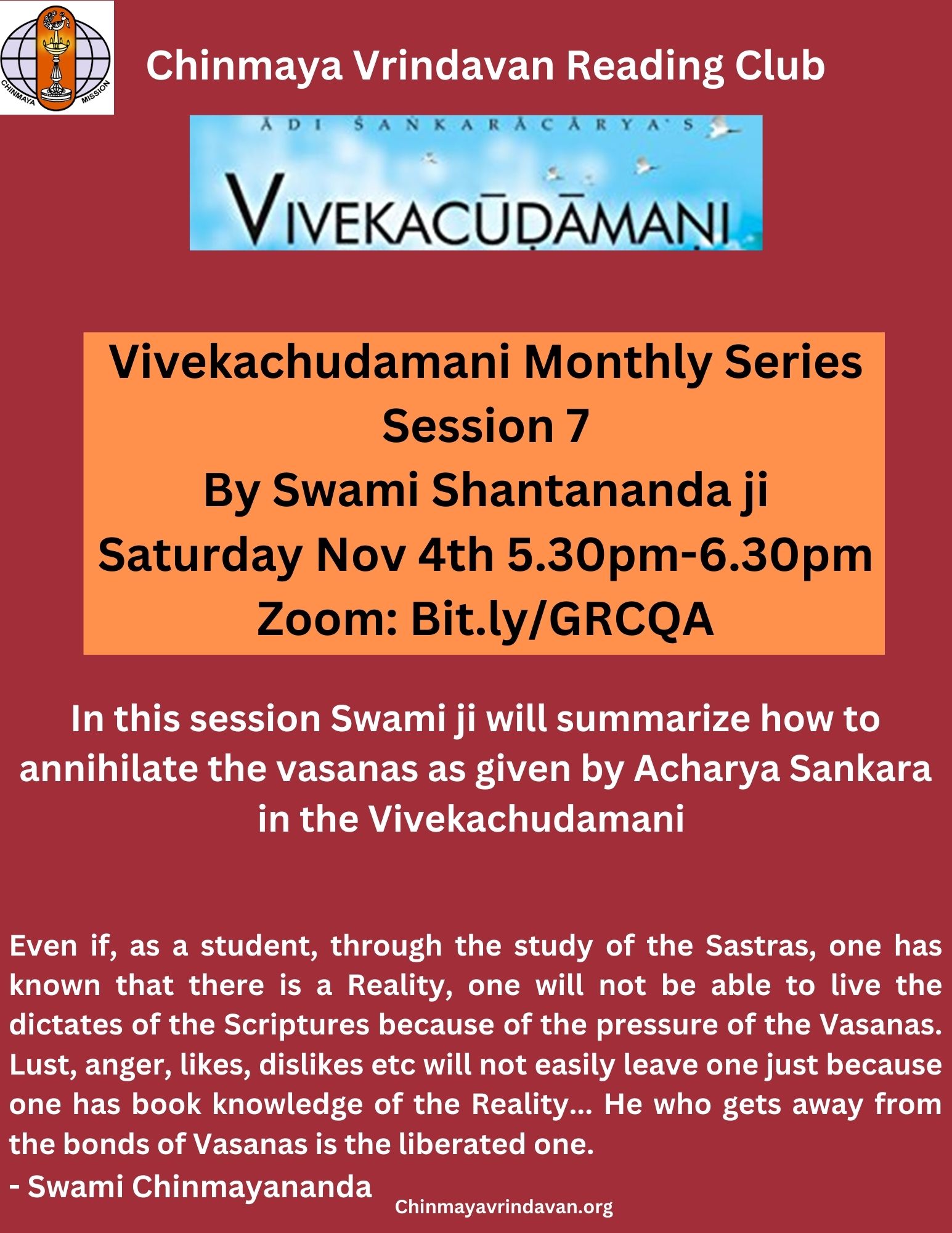 Vivekachudamani Series 7