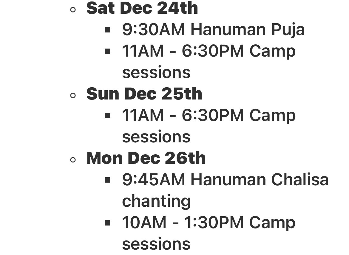 chalisa camp sched