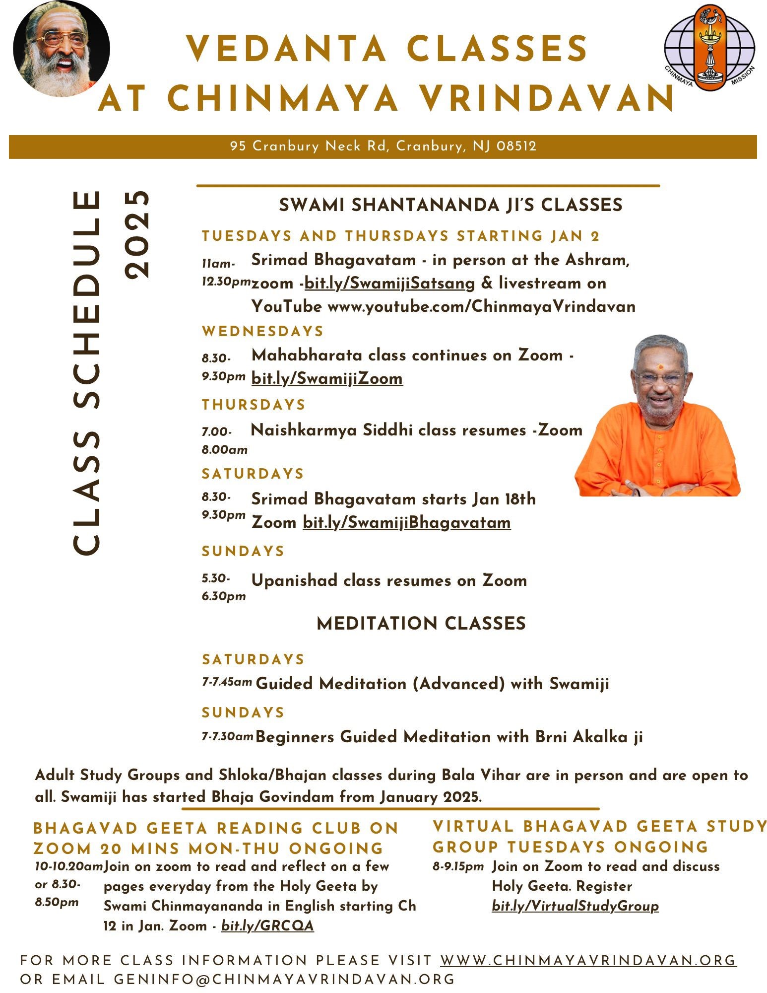 swamijis pravachans 2025